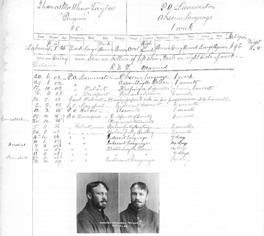 1903 Australian convict record